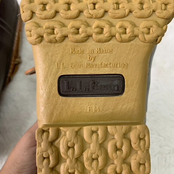 Bean Boots by L.L. Bean Mens 175061 Rubber Moccasins Waterproof Size 8 - Picture 13 of 14